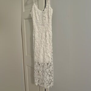 BRIDAL SHOWER DRESS - WHITE Express Dress (Small)